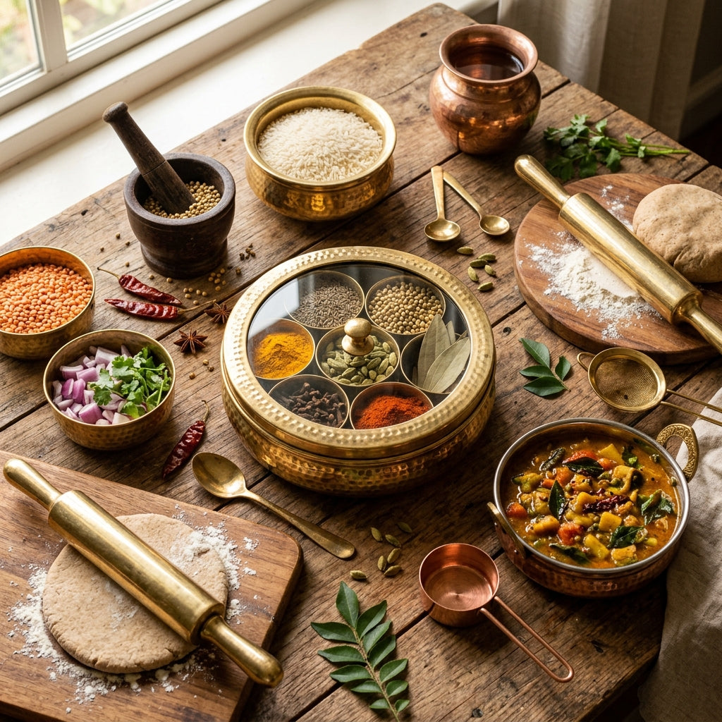 Brass Paraat - Handmade Hammered