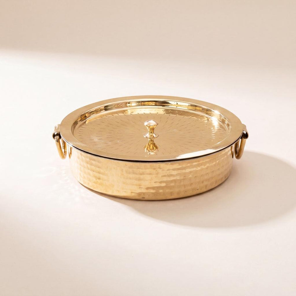 Brass Lagaan Cooking Pot (with Pure Kalai Lining)
