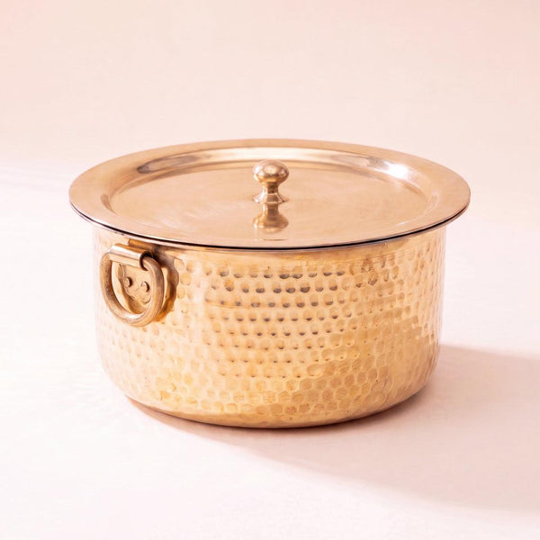 Brass Patila Topia Cookware (with Pure Kalai Lining)