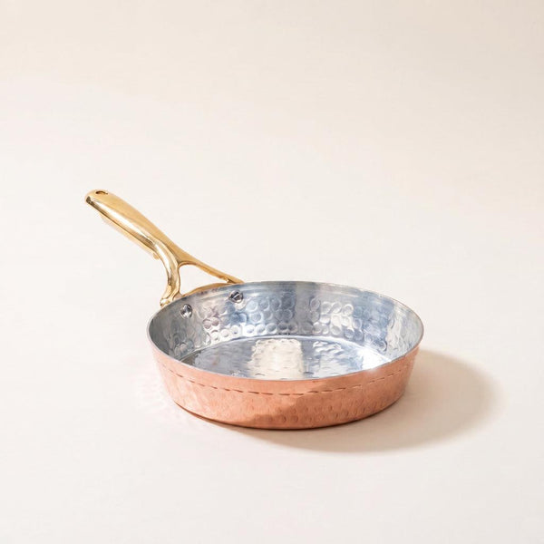 Pure Hammered Copper Frypan (with Pure Kalai Lining)