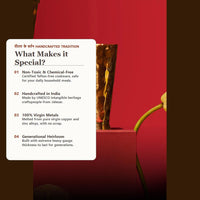 Pure Hammered Copper Glass / Tumbler (350 ml)